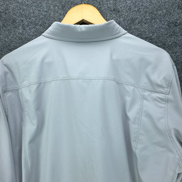 KUHL Shirt Mens Medium Gray Button Up Stretch Quick Dry Performance Outdoor Hike - Picture 7 of 16
